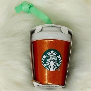 Starbucks Iridescent Red To Go Cup Ornament